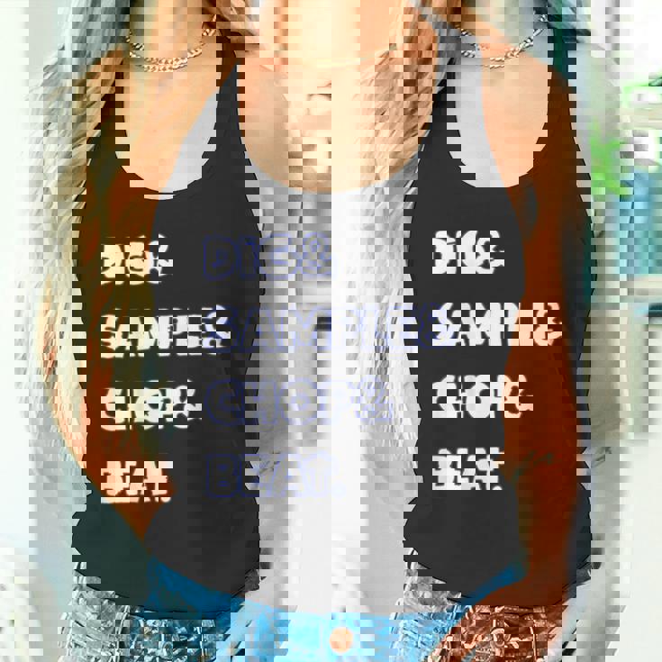 Dig&Sample&Chop&Beat シャツ Mpc ドラムサンプラー 音楽愛好家 タンクトップ