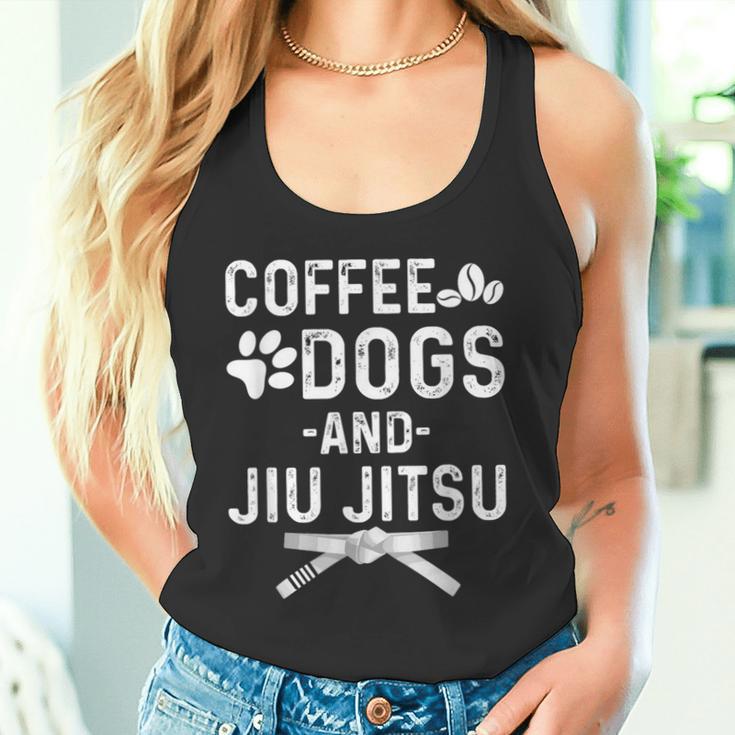 Divertidos Perros De Café Jiu Jitsu Y Artes Marciales Jiu Camiseta sin mangas