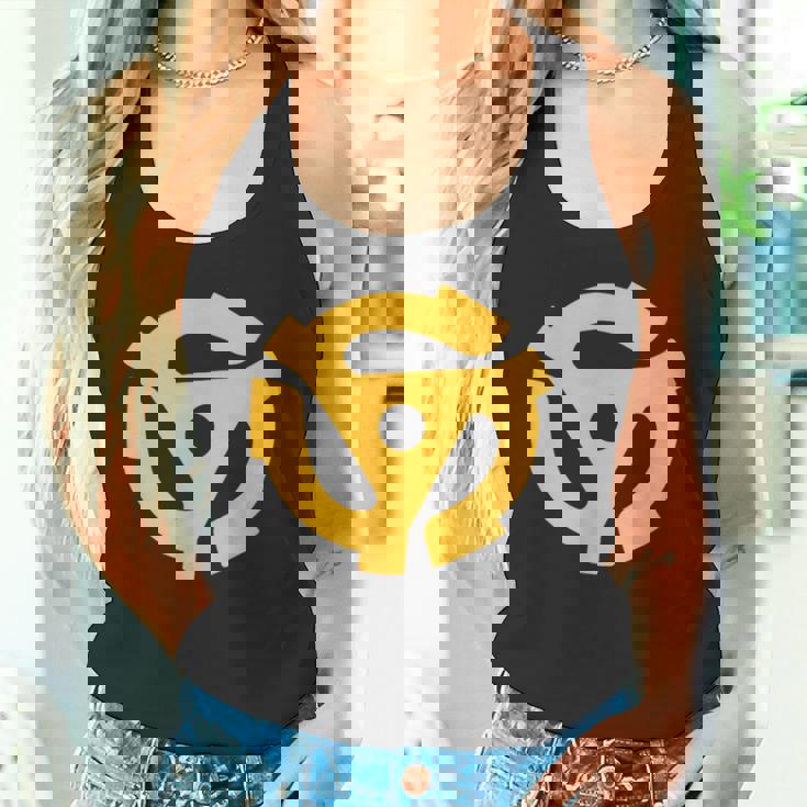 Dj 45Rpmアダプター ターンテーブルミュージック タンクトップ