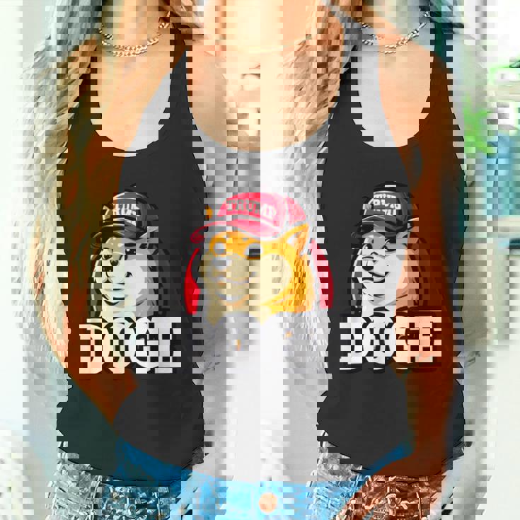 Doge Trump Hodl Cryptocurrency タンクトップ