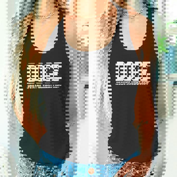 Doge 政府効率省 トランプ米国愛国者 タンクトップ