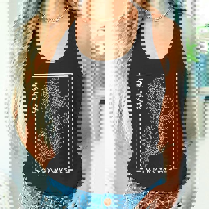 Dragon Japonais Minimaliste Et Esthétique Débardeur e