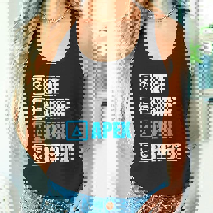 Eatleep Apex リピートシャツ 面白いモチベーションギフト タンクトップ