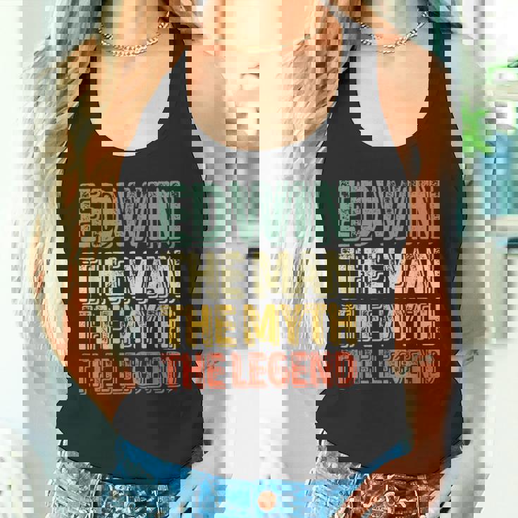 Edwin The Man The Myth The Legend シャツ ファーストネーム Edwin タンクトップ