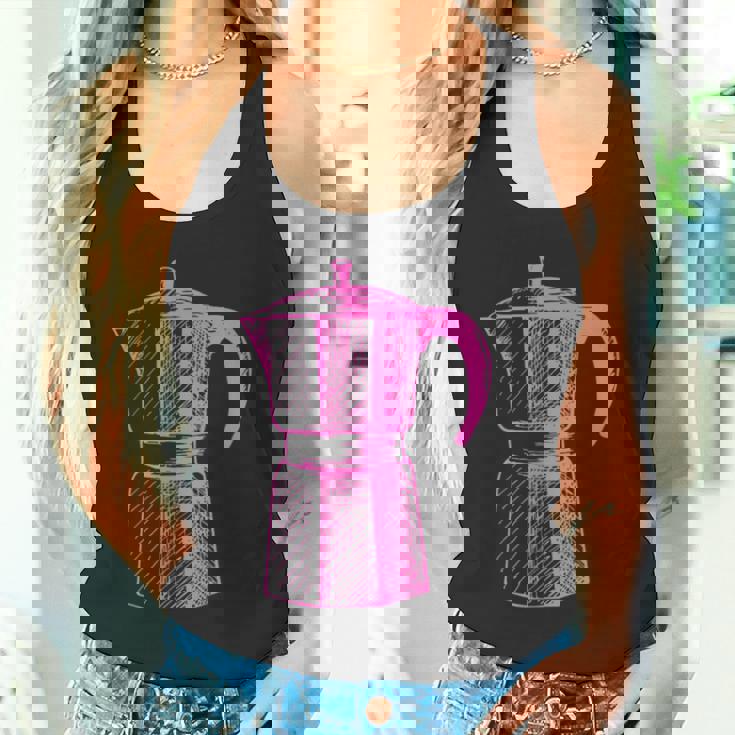 Essenza Italiana Moka コーヒーメーカー タンクトップ