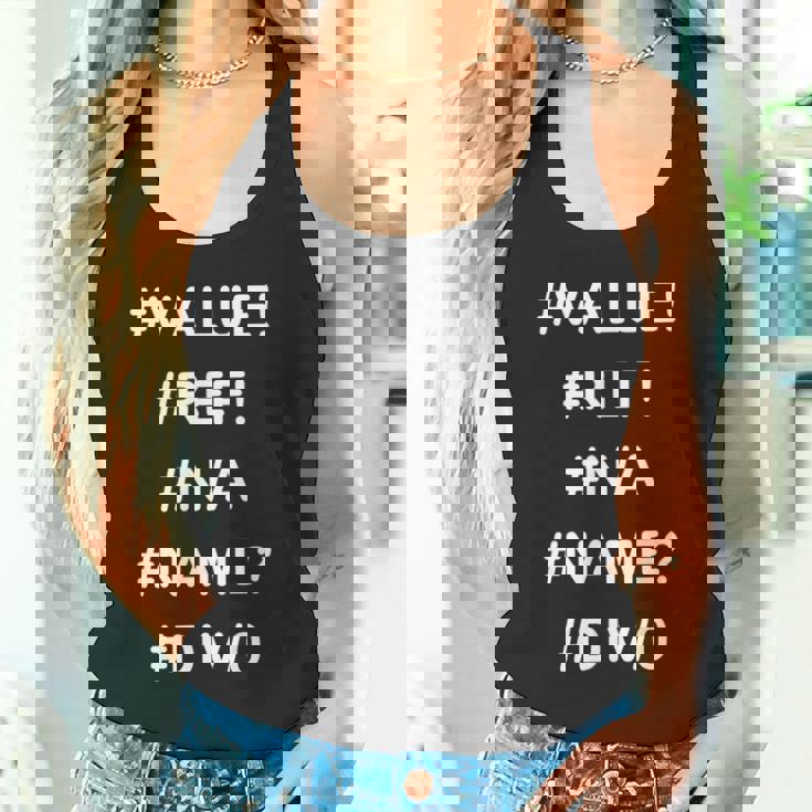 Excelデザインの面白い会計士シャツのエラー タンクトップ