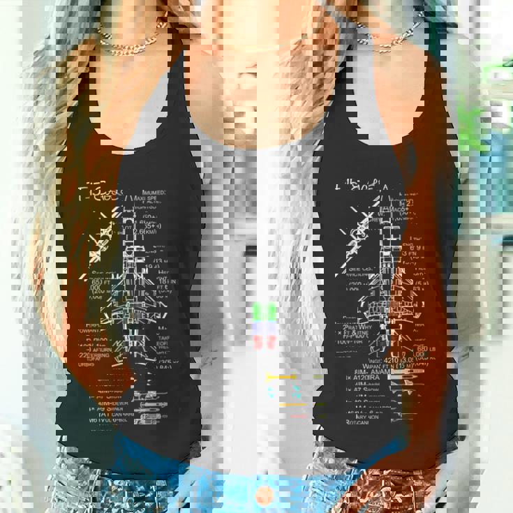 F-15 Eaglepecs シャツ ミリタリー 戦闘機 ジェット タンクトップ