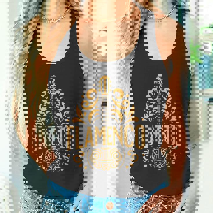 Flamenco スパニッシュギター フラメンコギターアート タンクトップ