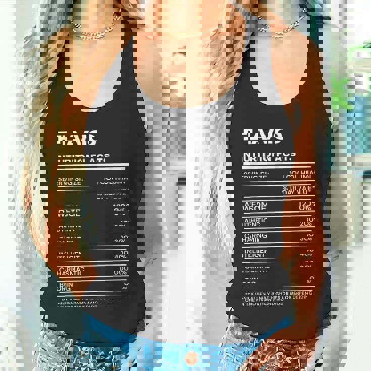 Flavio 栄養成分表示 タンクトップ