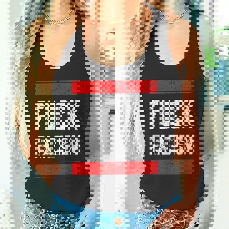 Fuck Racism 反人種差別者 タンクトップ