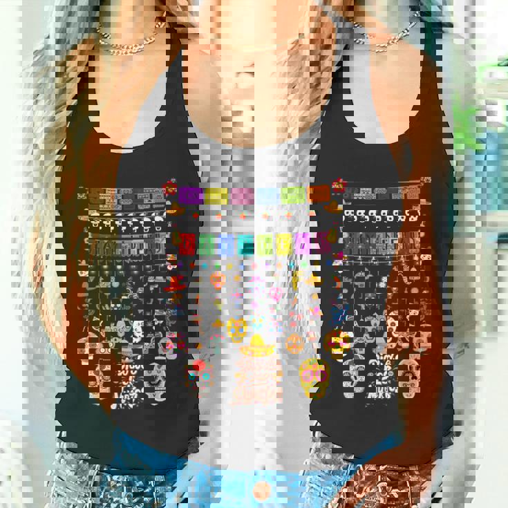 Fun Dia De Los Muertos メキシコシュガースカル タンクトップ