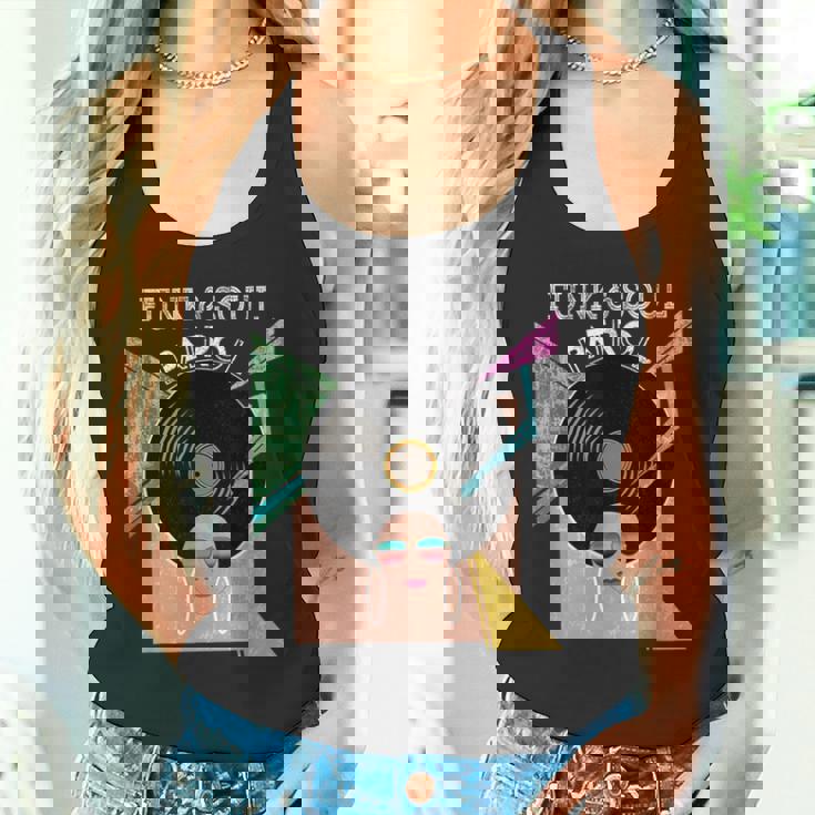 Funk &Oul Patrol 70年代80年代ビンテージアフログラフィックミュージックシャツ タンクトップ