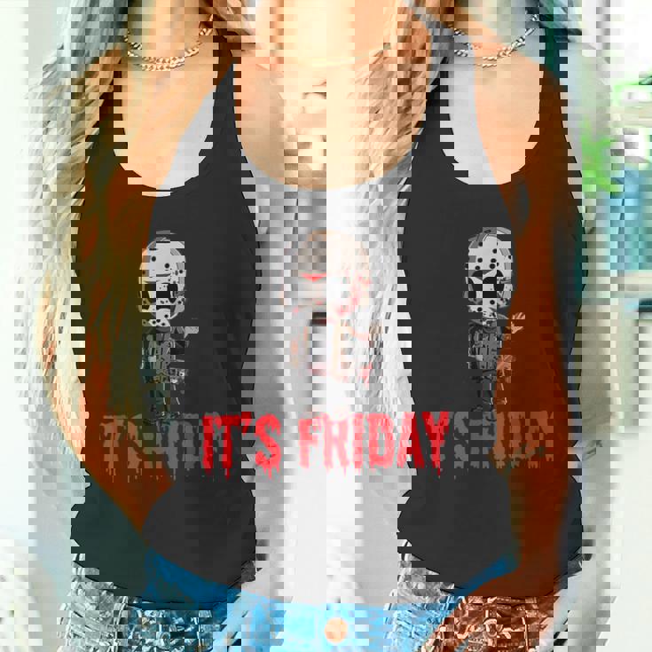 Friday 13Th ファニーハロウィンホラー タンクトップ