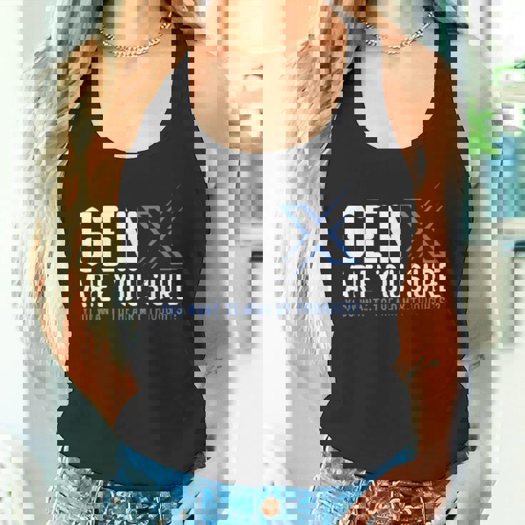 Generation X ユーモア 60年代 70年代 Gen-Xers 皮肉なジェネレーションx タンクトップ