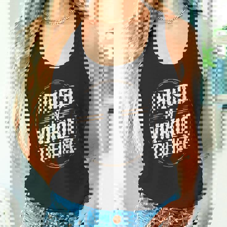 Gym Fitness Workout Motivation Humor Training タンクトップ