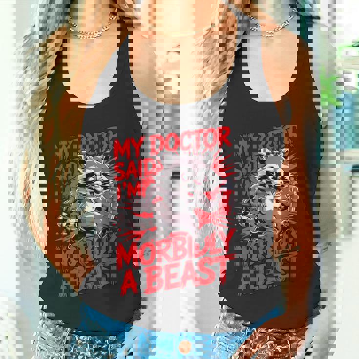 Gym Workout Racoon Muscle タンクトップ