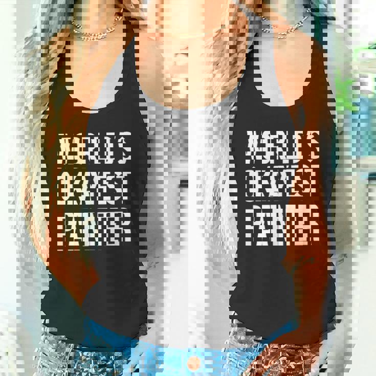 Painting Painter World's Okayest Painter タンクトップ