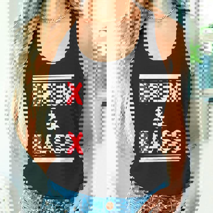 Rum And Ass Lovers Drum & Bass パロディ 皮肉なスローガン タンクトップ