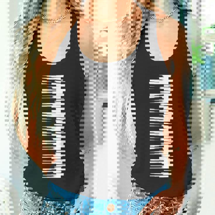 Wobbly ピアノキーボード – ピアニスト&ミュージシャンのグラフィック タンクトップ