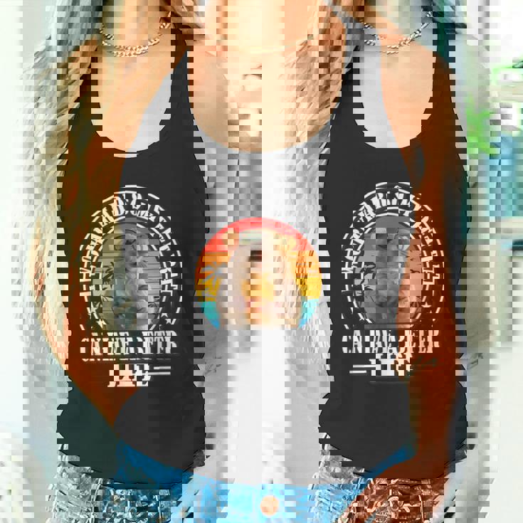 Work Hard Better Life Retrointage Pet Rat Lover タンクトップ