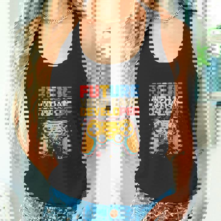 Futureideo Game Developer Gamer Coding Tech Geek タンクトップ