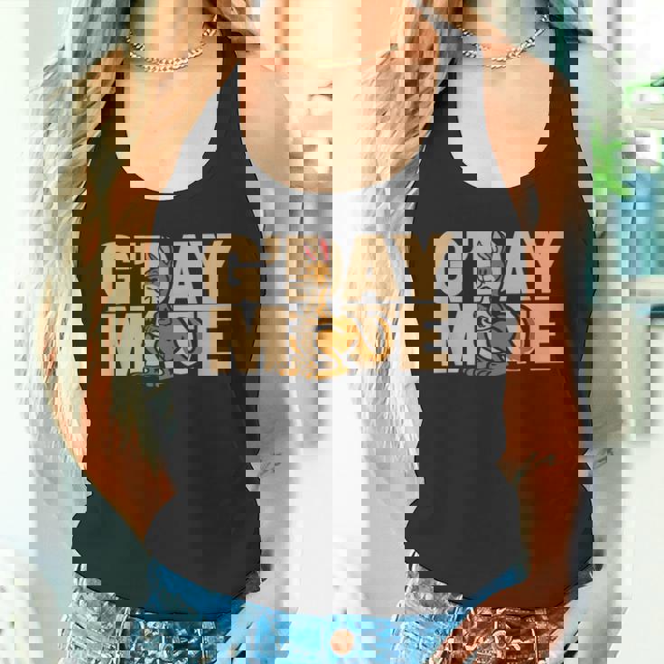 Gday Mate Australia Australian Rugby Top Aussie Day タンクトップ