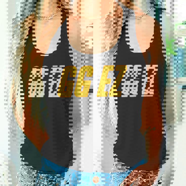 Gg Ez Ggez Good Game Easy Over Ow Fps おもしろゲーミングウォッチ Ow2 タンクトップ