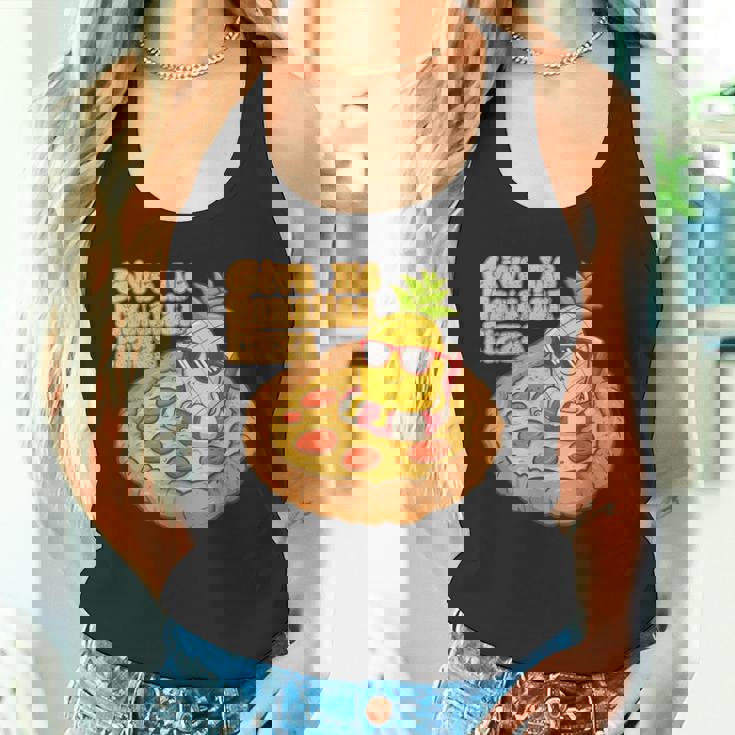 Give Me ハワイアンピザ パイナップル ピザ愛好家 ハワイアンピザ タンクトップ