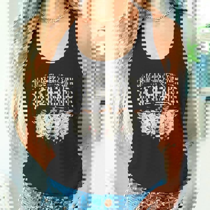 Goat I Have More Than A Lawn Mower Goat タンクトップ