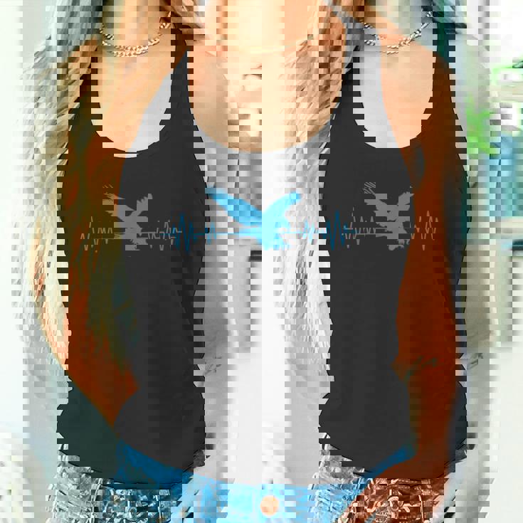 Great Usa イーグル ハートビート 面白い アメリカンバード ギフト メンズ レディース タンクトップ