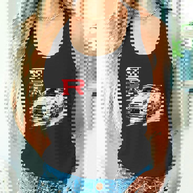 Gt R 35 Jdm ストリートレーシング ドラッグ ドリフト スポーツカー タンクトップ