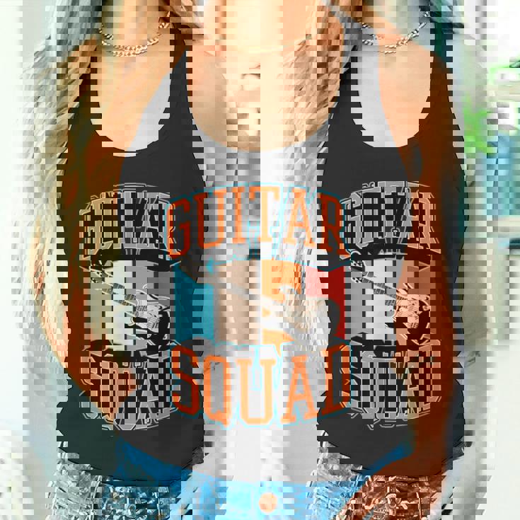 Guitarquad マッチング レトロ ヴィンテージスタイル ギターバンド タンクトップ