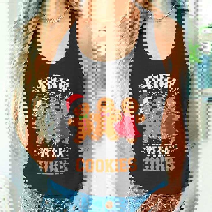 Hangin With My Cookie シャツ メンズ レディース ジンジャーブレッド クリスマス タンクトップ