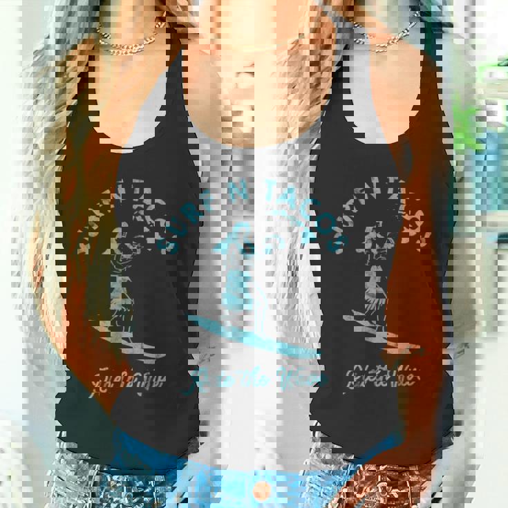 Hawaiiurf N Taco サーファー フラガール ヴィンテージスタイル タンクトップ