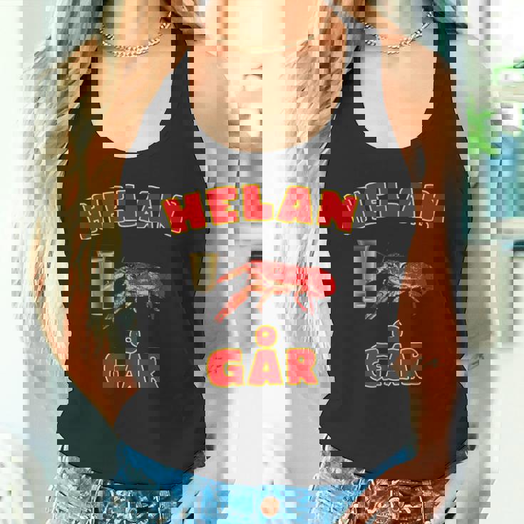 Helan Går スウェーデンの歌 ザリガニ付き スウェーデン タンクトップ