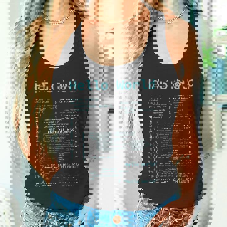 Hello World Includetdio Int Main タンクトップ