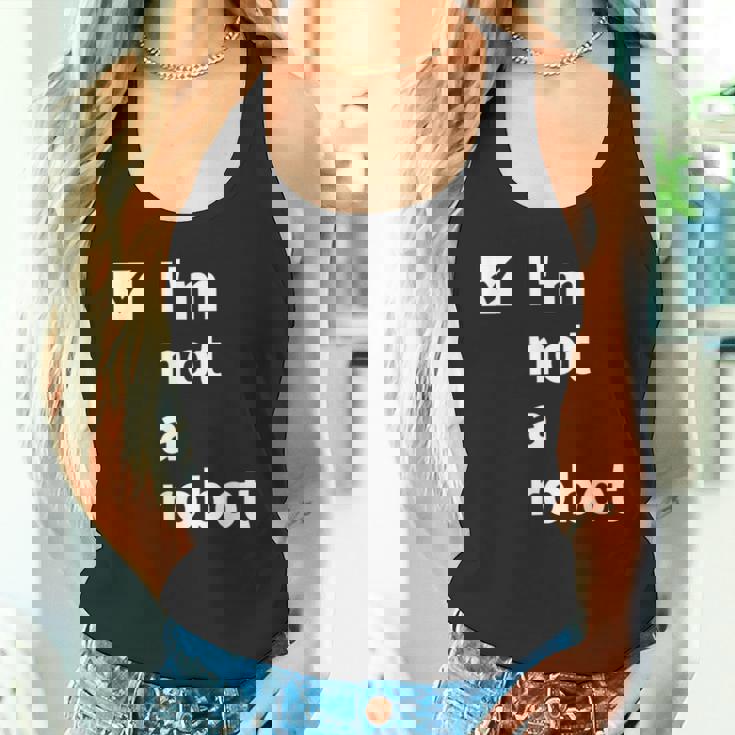 I'm Not A Robot Ai 人工知能ゲーマー タンクトップ