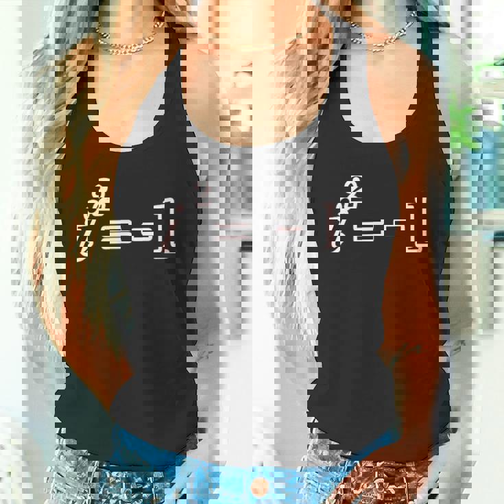 I2 -1 虚数《数学》方程式 【変なデザイン屋さん】理数系 数字 面白い タンクトップ