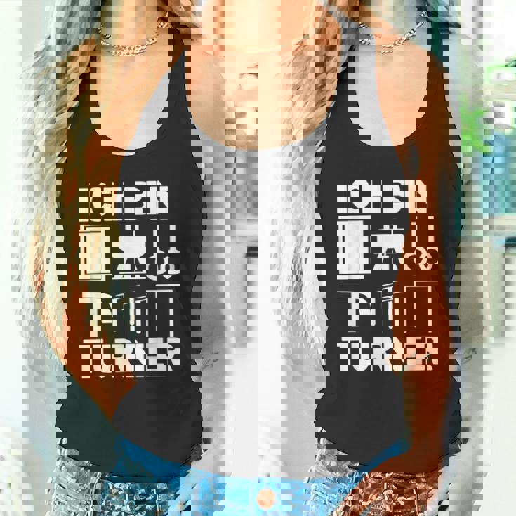 Ich Bin ターナー アート 体操モチーフ 男の子 メンズ タンクトップ