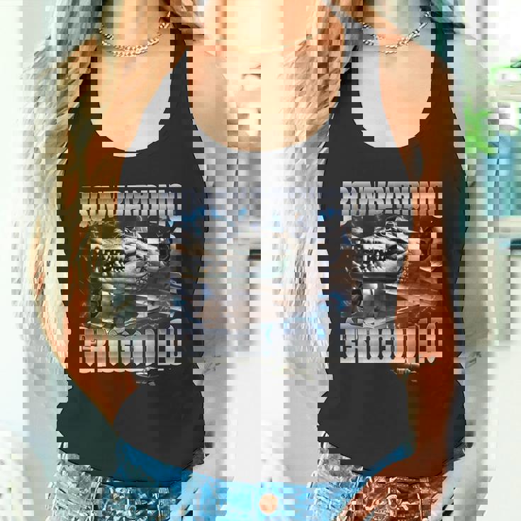 Italian Brainrot Bombardino Crocodilo タンクトップ