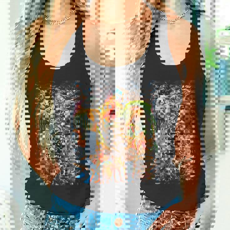 Italian Brainrot 面白い イタリアン ブレイン ロット ミーム キャラクター タンクトップ