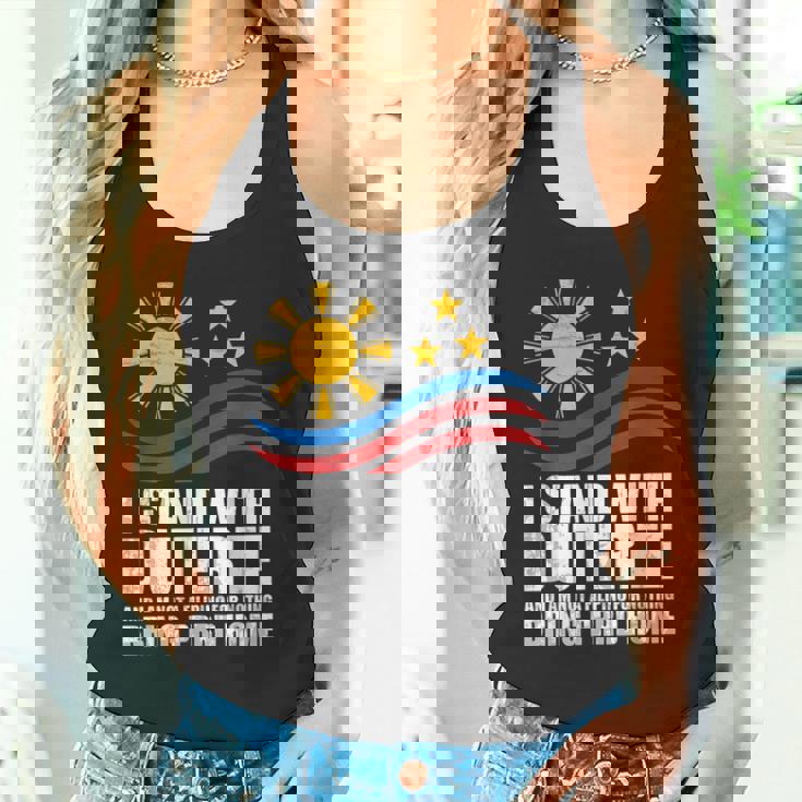 Itand With Duterte フィリピン フィリピン 強い 帰省 タンクトップ