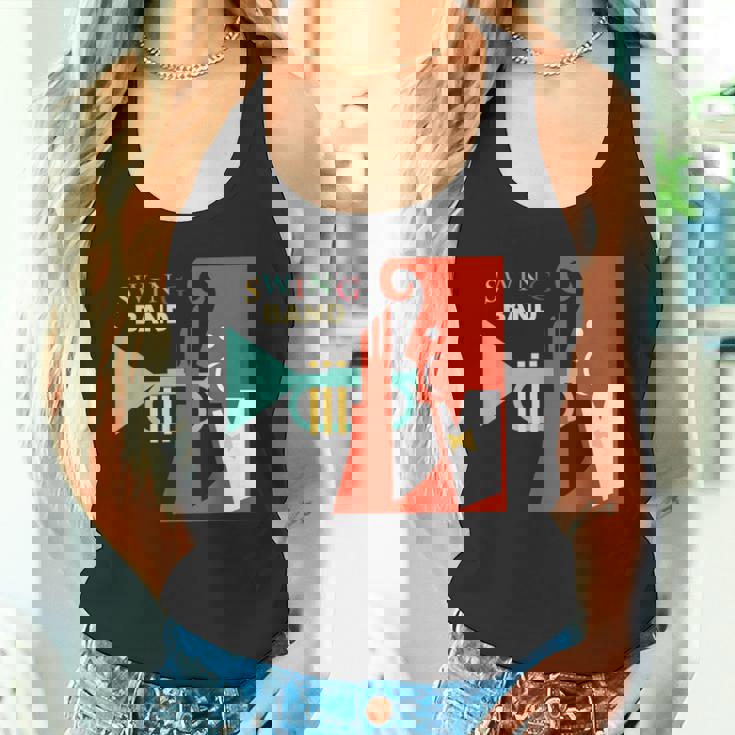 Jazz Music Player スイング バンド レトロ ヴィンテージ 70年代 タンクトップ