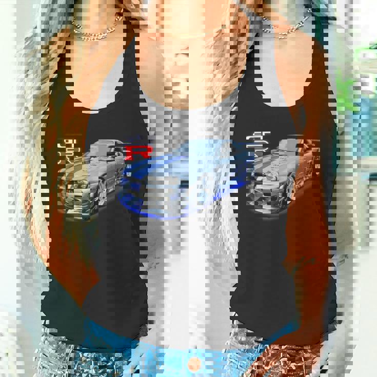 Jdm Car-Spec Kv2 シルバー Bnr34 レース タンクトップ