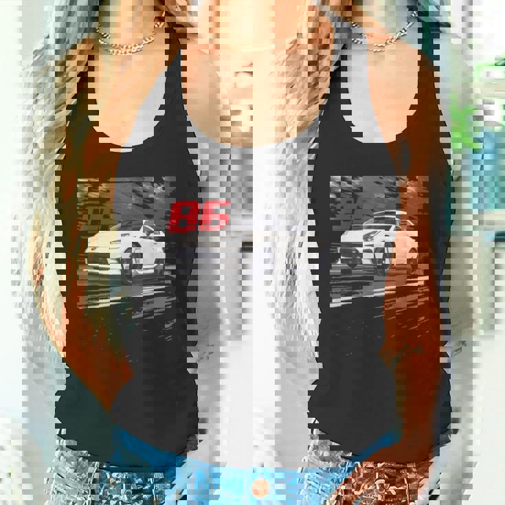 Jdm カー ストリート ドリフト レース Dk 土屋 86 アニメ タンクトップ