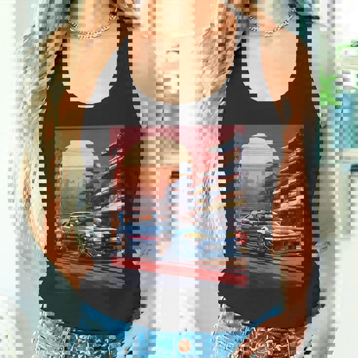 Jdm レトロ 日本自動車 レースカー 東京 スカイライン サンセット タンクトップ