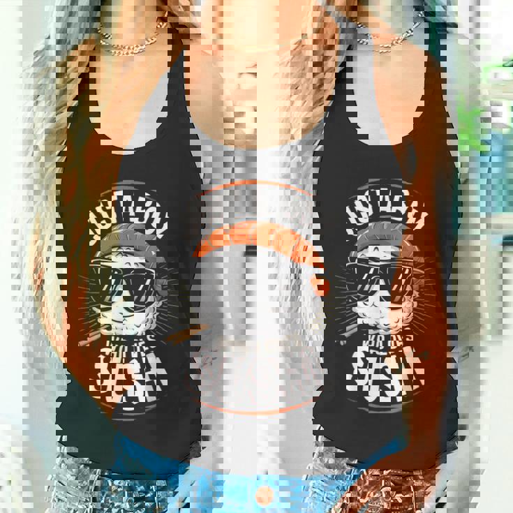 Just A Boy Who Lovesushis ushi Lover キッズ ボーイズ ティーン タンクトップ