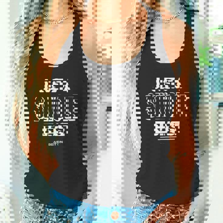 Just Awole Beast トレーニング フィットネス モチベーション ジム 格言 タンクトップ