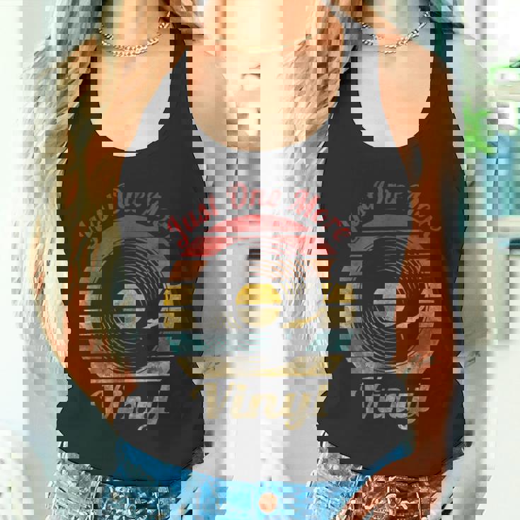 Just One More ビニールレトロレコード ヴィンテージミュージック タンクトップ