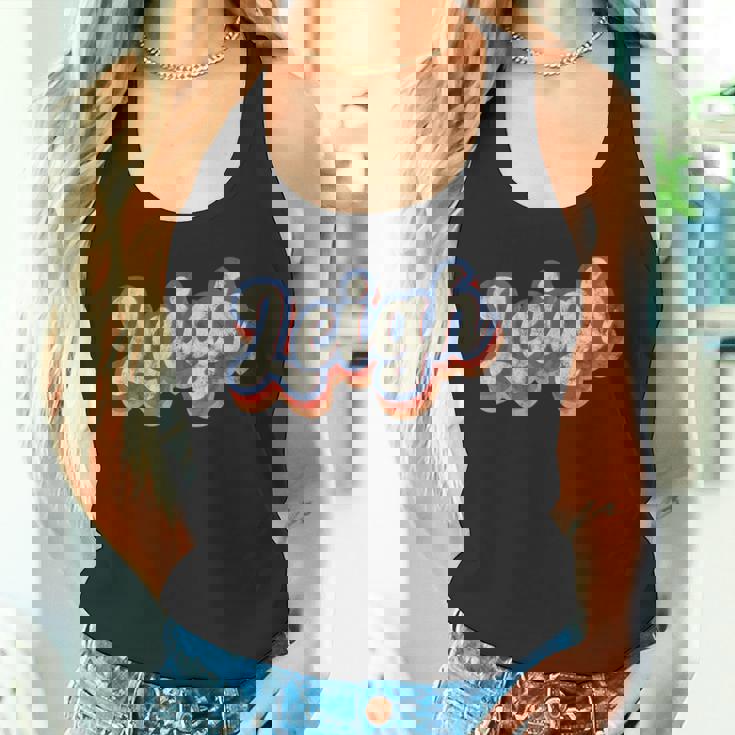 Leigh 名前入りシャツ カスタムレタリング 70年代 タンクトップ